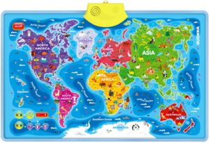 World Map Educational Letter W Toy