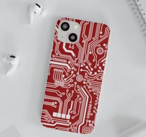Circuit-Board Cell Phone Case