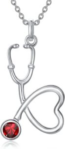 Stethoscope Necklace Retirement Gifts For Doctors
