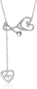 Stethoscope Pendant Necklace Gift